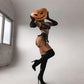 APLERA - See Through Ruffle Garter Halloween Costume