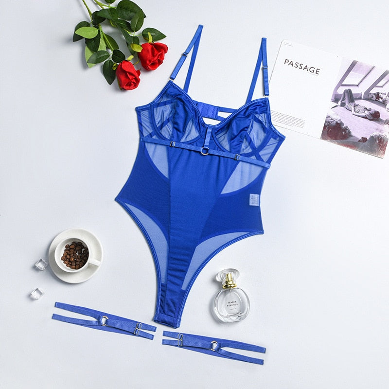 LORELI - ONE PIECE BODYSUIT & GARTER